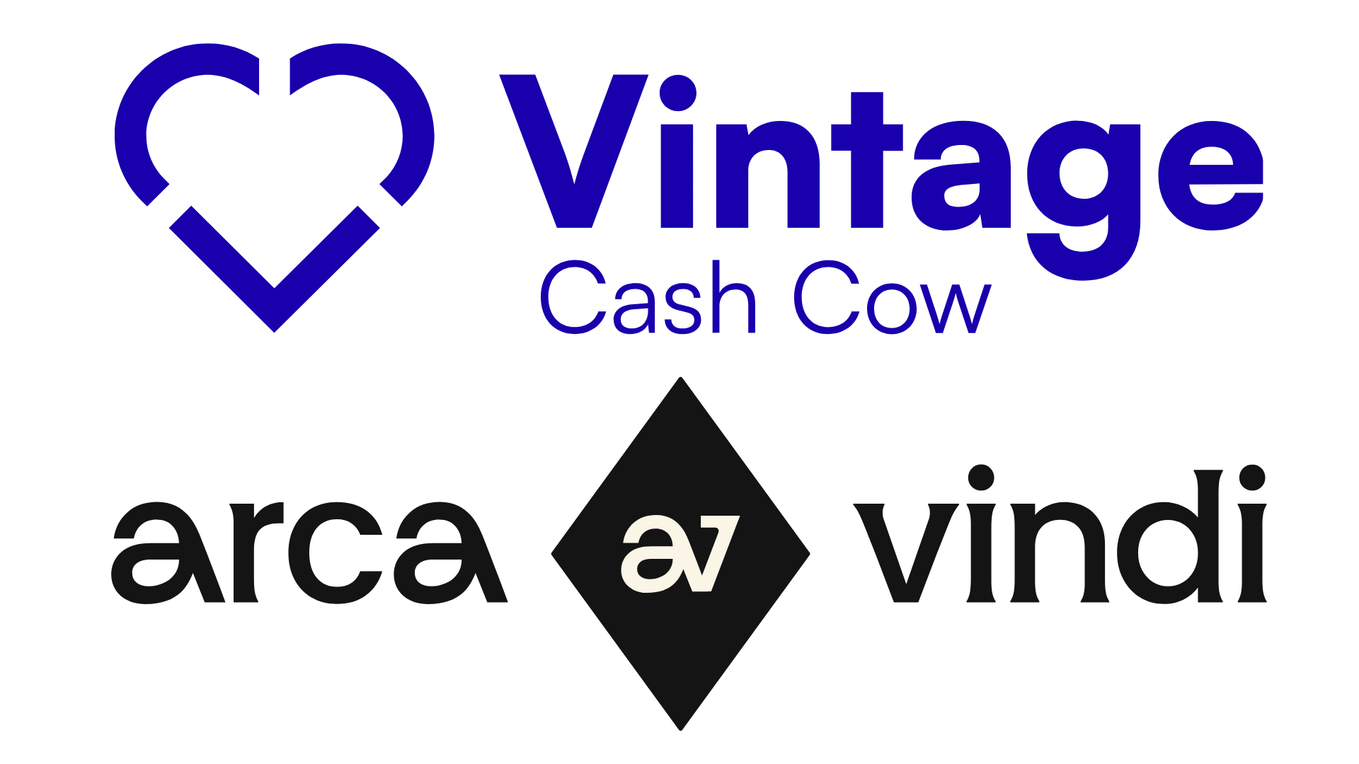 Vintage Cash Cow & Arcavindi logo